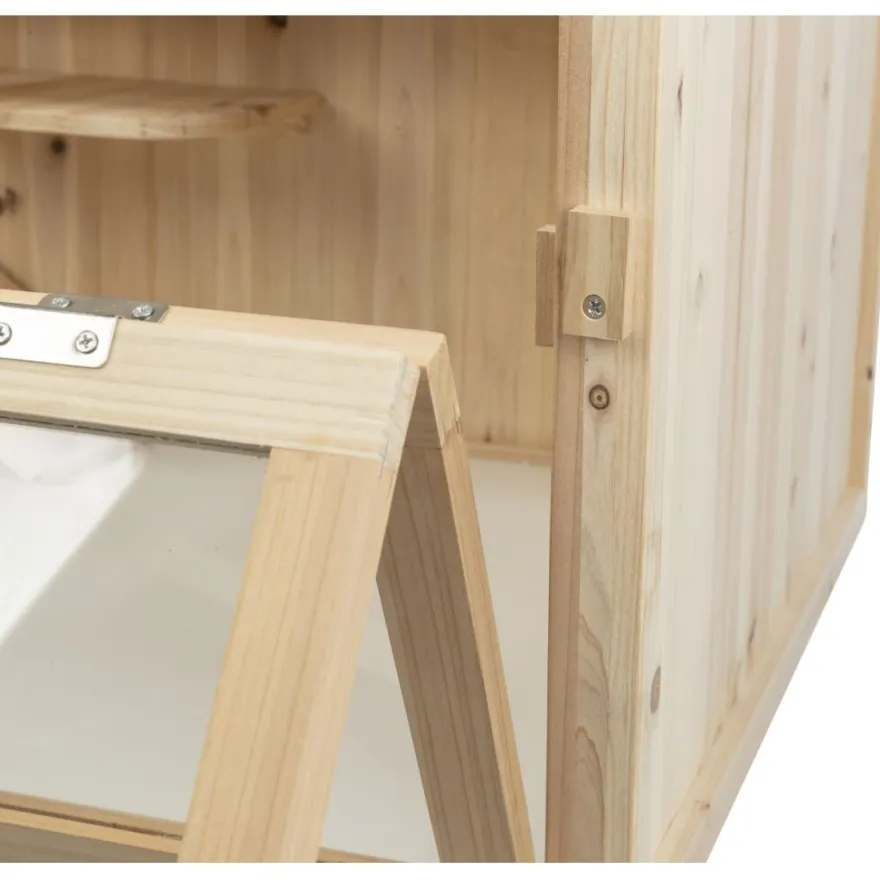 TRIXIE Nagerheim, Mäuse/große Hamster, Holz | 115 x 60 x 60 cm