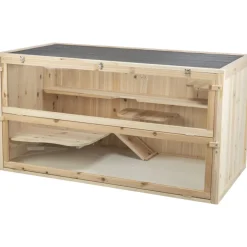 TRIXIE Nagerheim, Mäuse/große Hamster, Holz | 115 x 60 x 60 cm