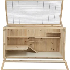 TRIXIE Nagerheim, Mäuse/große Hamster, Holz | 115 x 60 x 60 cm