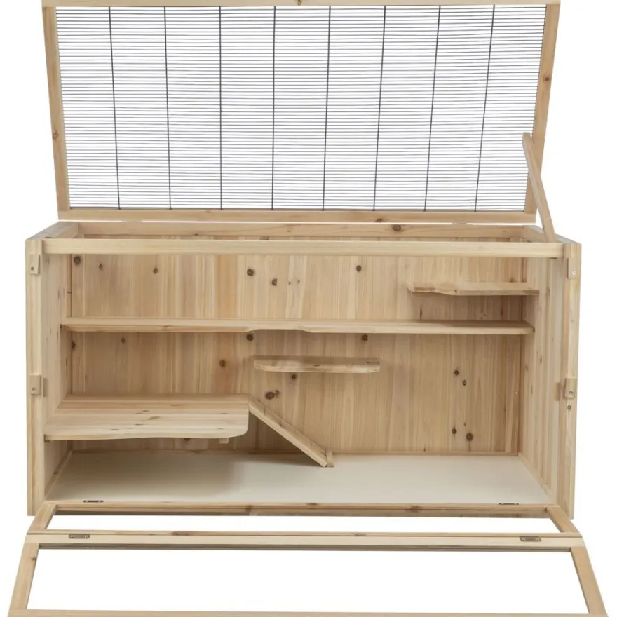 TRIXIE Nagerheim, Mäuse/große Hamster, Holz | 115 x 60 x 60 cm