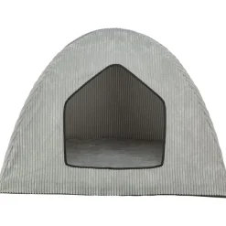 TRIXIE Orthopädische Hundehöhle Jonna, hellgrau | 100 x 70 x 70 cm