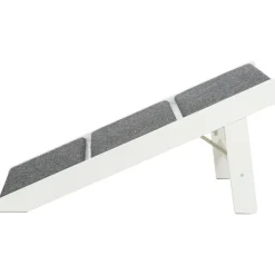TRIXIE Rampe, ausklappbare Stufen, MDF,weiß | 44 x 46 x 106 cm