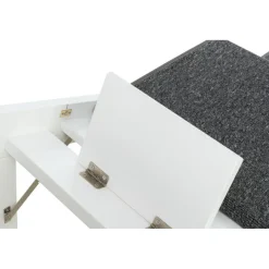 TRIXIE Rampe, ausklappbare Stufen, MDF,weiß | 44 x 46 x 106 cm