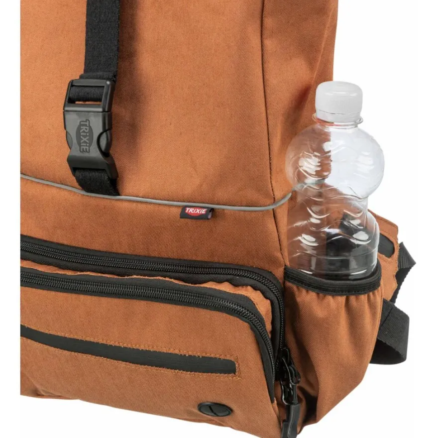 TRIXIE Rolltop Hüfttasche, rost | Gurt: 55-130 cm
