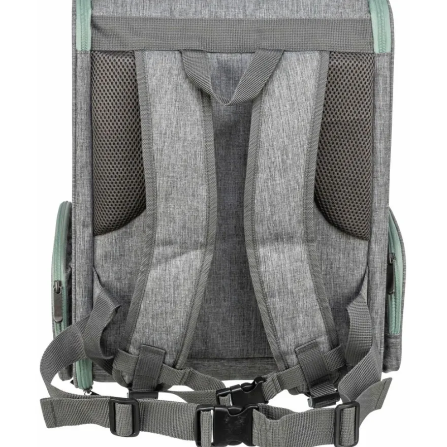 TRIXIE Rucksack Chloe, hellgrau | 39 × 43 × 27 cm