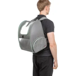 TRIXIE Rucksack Chloe, hellgrau | 39 × 43 × 27 cm