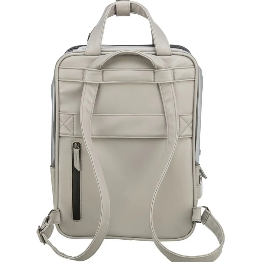 TRIXIE Rucksack CityStyle, hellgrau | 30 × 20 × 40 cm