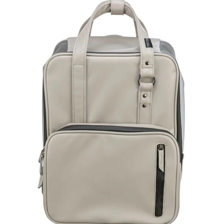 TRIXIE Rucksack CityStyle, hellgrau | 30 × 20 × 40 cm