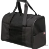 TRIXIE Rucksack Connor, schwarz/grau | 42 × 29 × 21 cm