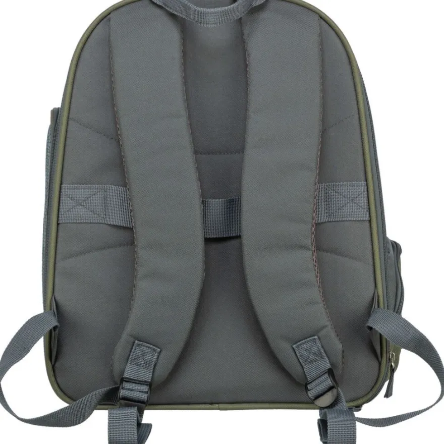 TRIXIE Rucksack Lyla, grau/blau | 34 × 22 × 42 cm