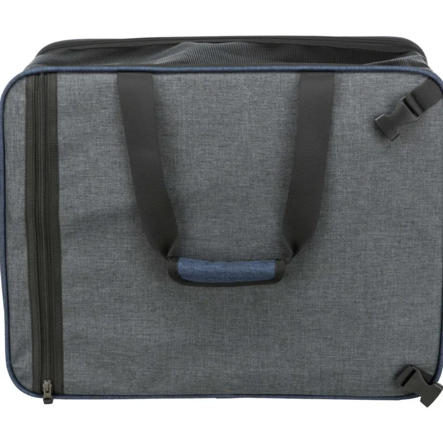 TRIXIE Rucksack & Tasche Tara 2 in 1, grau/blau | 25 x 38 x 50 cm