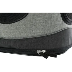 TRIXIE Rucksack Timon, schwarz/grau | 34 x 44 x 30 cm