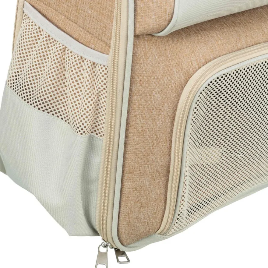 TRIXIE Rucksack Willow, beige/braun | 38 × 25 × 45 cm