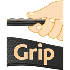 TRIXIE Schleppleine, gummiert, schwarz | S–M: 15 m/15 mm