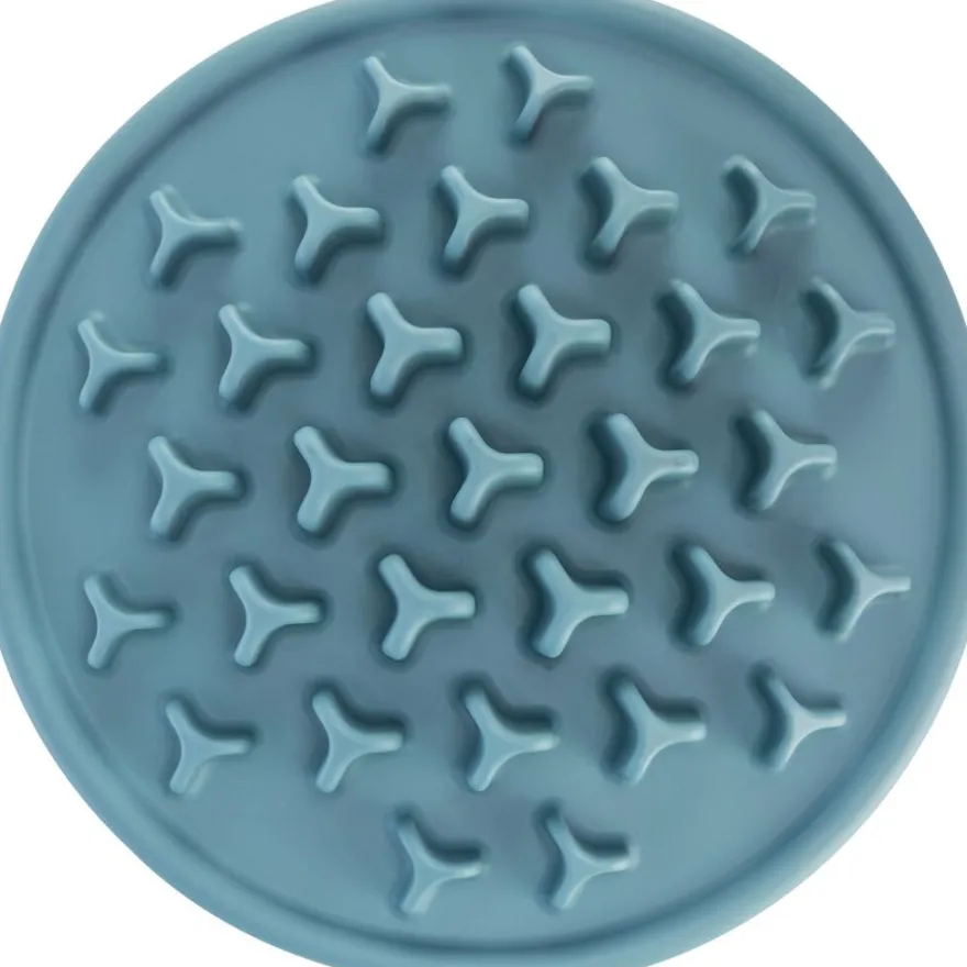 TRIXIE Slow Feeding Futtermatte Pillars , blau | ø 35 cm