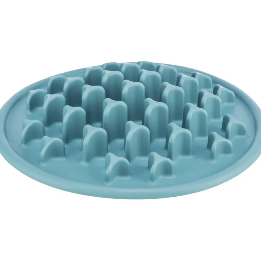 TRIXIE Slow Feeding Futtermatte Pillars , blau | ø 35 cm