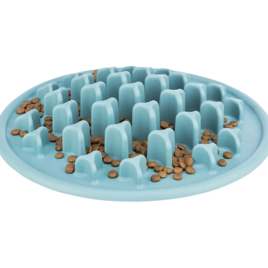 TRIXIE Slow Feeding Futtermatte Pillars , blau | ø 35 cm