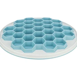 TRIXIE Slow Feeding Futterplatte Hive, grau/blau | ø 30 cm