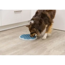 TRIXIE Slow Feeding Futterplatte Hive, grau/blau | ø 30 cm