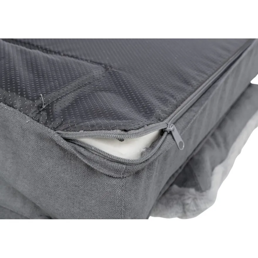 TRIXIE Sofa Liano, eckig, grau | 100 x 60 cm