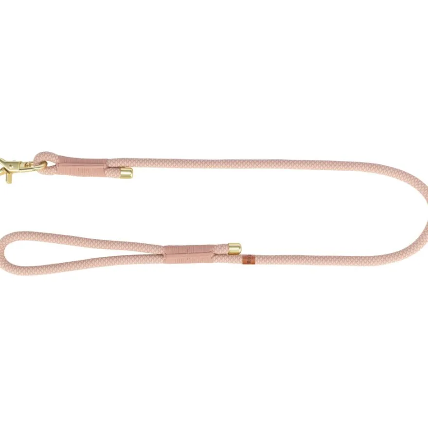TRIXIE Soft Rope Leine, 1m, rosa/hellrosa | M–L: 1.00 m/ø 10 mm