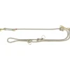 TRIXIE Soft Rope V-Leine, 2m, grau/hellgrau | M–L: 2.00 m/ø 10 mm