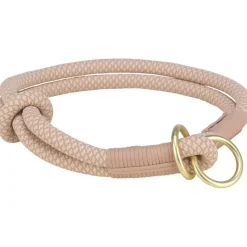 TRIXIE Soft Rope Zug-Stopp-Halsband, rosa/hellrosa | L–XL: 55 cm/ø 13 mm