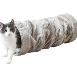 TRIXIE Spieltunnel, grau | ø 22 × 60 cm