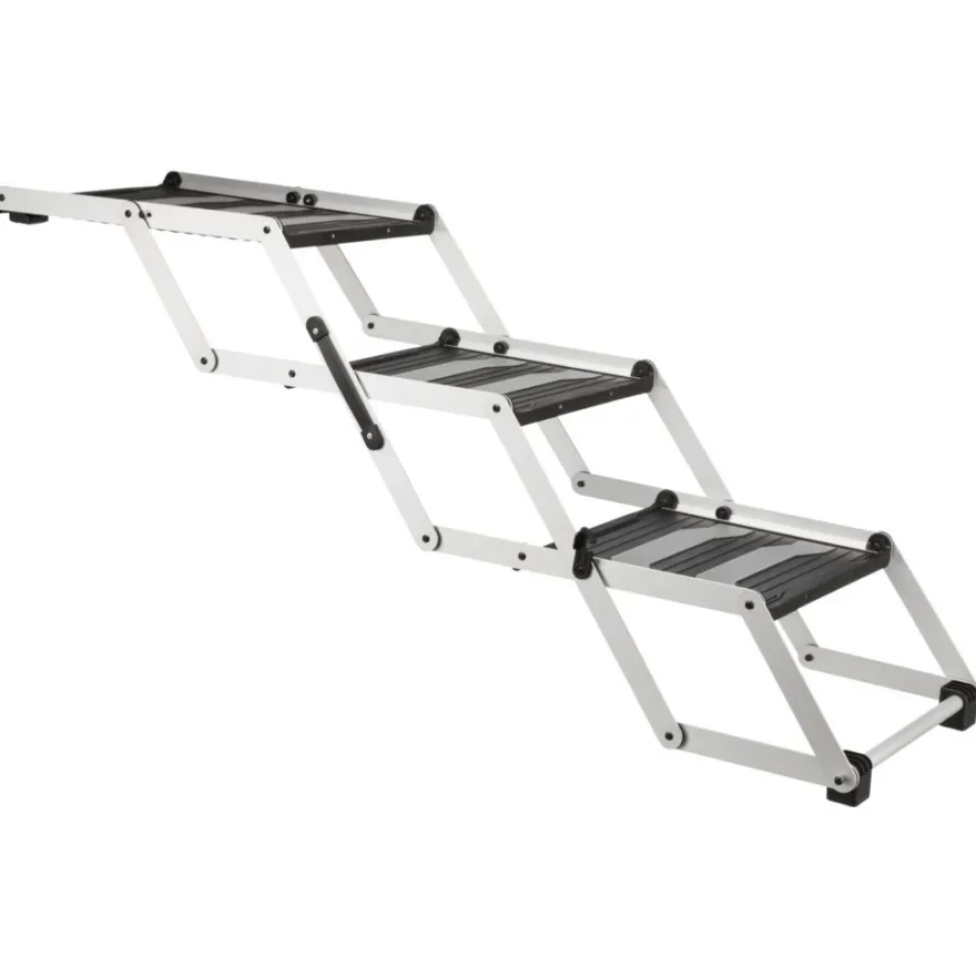 TRIXIE 3-stufige Falt-Treppe, Aluminium/Kunststoff/TPR