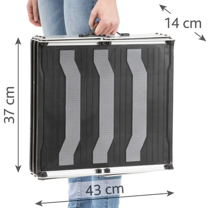 TRIXIE 3-stufige Falt-Treppe, Aluminium/Kunststoff/TPR