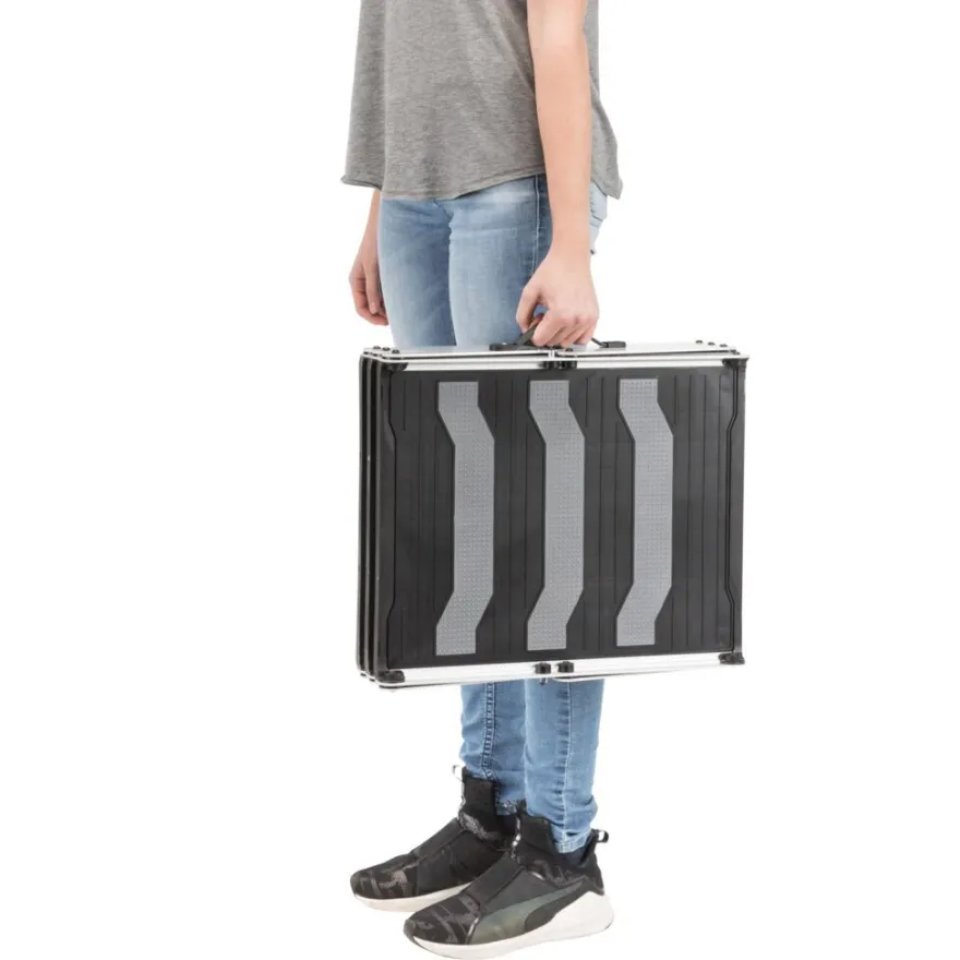 TRIXIE 3-stufige Falt-Treppe, Aluminium/Kunststoff/TPR
