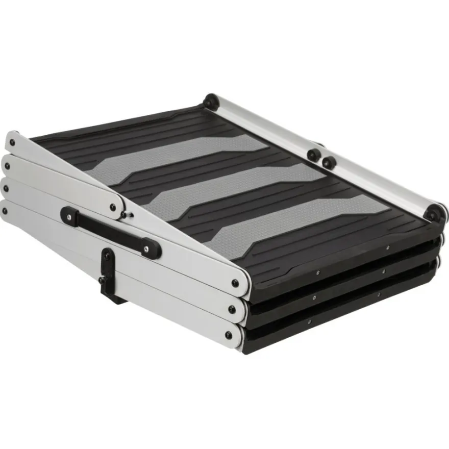 TRIXIE 3-stufige Falt-Treppe, Aluminium/Kunststoff/TPR
