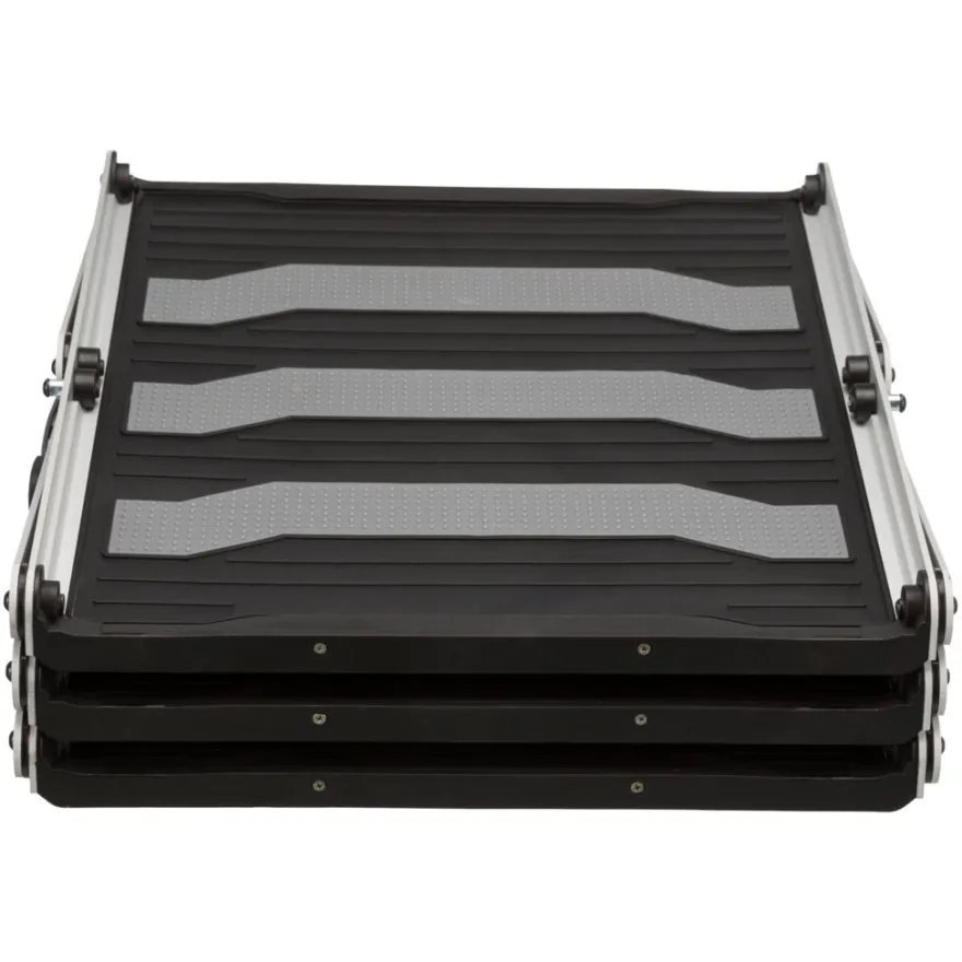 TRIXIE 3-stufige Falt-Treppe, Aluminium/Kunststoff/TPR