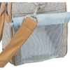 TRIXIE Tasche Helen, grau/hellbraun | 19 x 28 x 40 cm