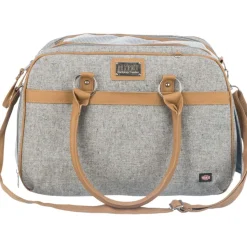 TRIXIE Tasche Helen, grau/hellbraun | 19 x 28 x 40 cm