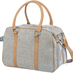 TRIXIE Tasche Helen, grau/hellbraun | 19 x 28 x 40 cm