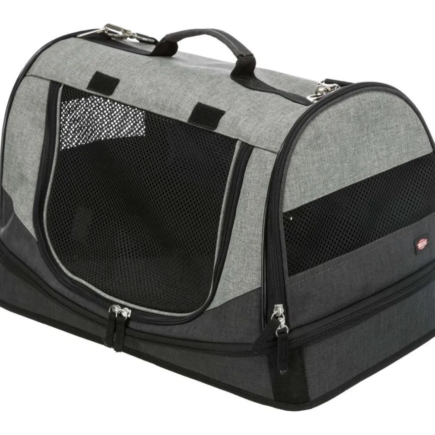TRIXIE Tasche Holly, schwarz/grau | 30 x 30 x 50 cm