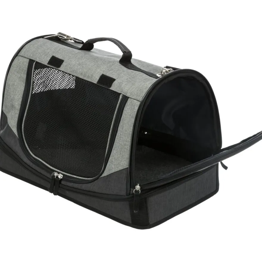 TRIXIE Tasche Holly, schwarz/grau | 30 x 30 x 50 cm