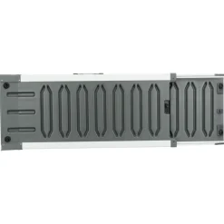 TRIXIE Teleskop-Rampe, Aluminium/Kunststoff/Sandpapier, grau | 43 x 100-180 cm