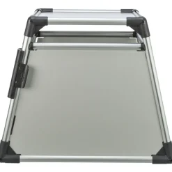 TRIXIE Transportbox, Aluminium, hellgrau/silber | M: 55 x 62 x 78 cm