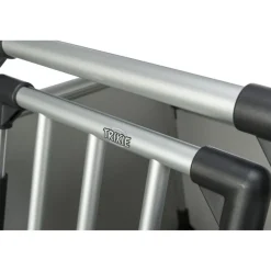 TRIXIE Transportbox, Aluminium, hellgrau/silber | M: 55 x 62 x 78 cm