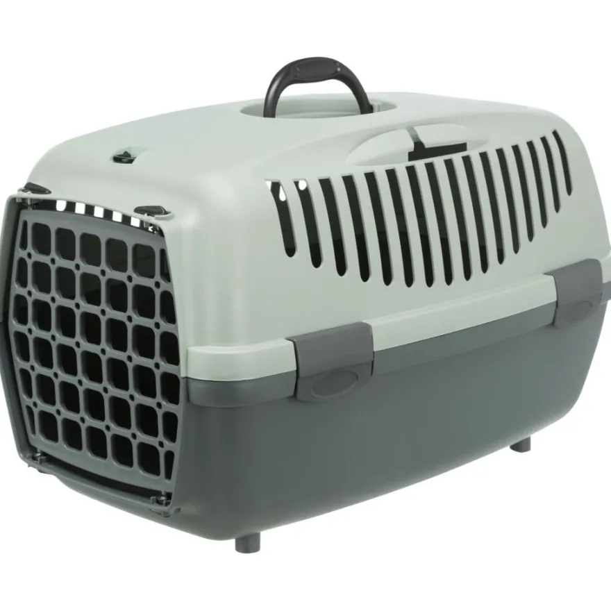 TRIXIE Transportbox Capri, anthrazit/grau-grün | 32 x 31 x 48 cm