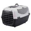 TRIXIE Transportbox Capri 3, dunkelgrau/hellgrau | S: 40 x 38 x 61 cm