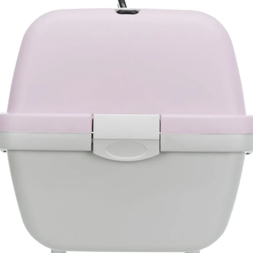 TRIXIE Transportbox Capri 1 & 2, hellgrau/flieder | 37 × 34 × 55 cm