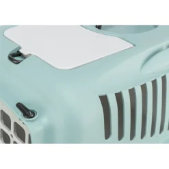 TRIXIE Transportbox Capri 1 & 2, hellgrau/salbei | 37 × 34 × 55 cm