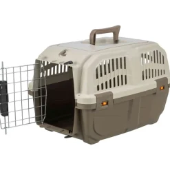 TRIXIE Transportbox Skudo 1, taupe/sand | XS: 30 x 32 x 49 cm