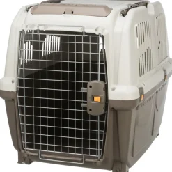 TRIXIE Transportbox Skudo, taupe/sand | 59 x 65 x 79 cm