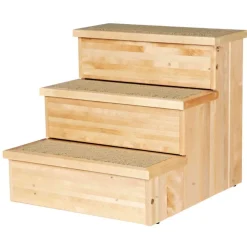 TRIXIE Treppe, Holz, natur | 40 x 38 x 45 cm