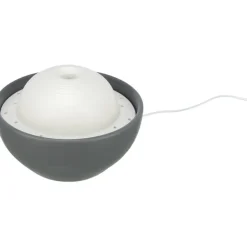 TRIXIE Trinkbrunnen Vital Dome, Keramik, grau/weiß | 1.5 l