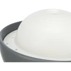 TRIXIE Trinkbrunnen Vital Dome, Keramik, grau/weiß | 1.5 l